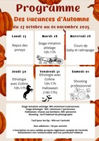 Vacances d'Automne 2025